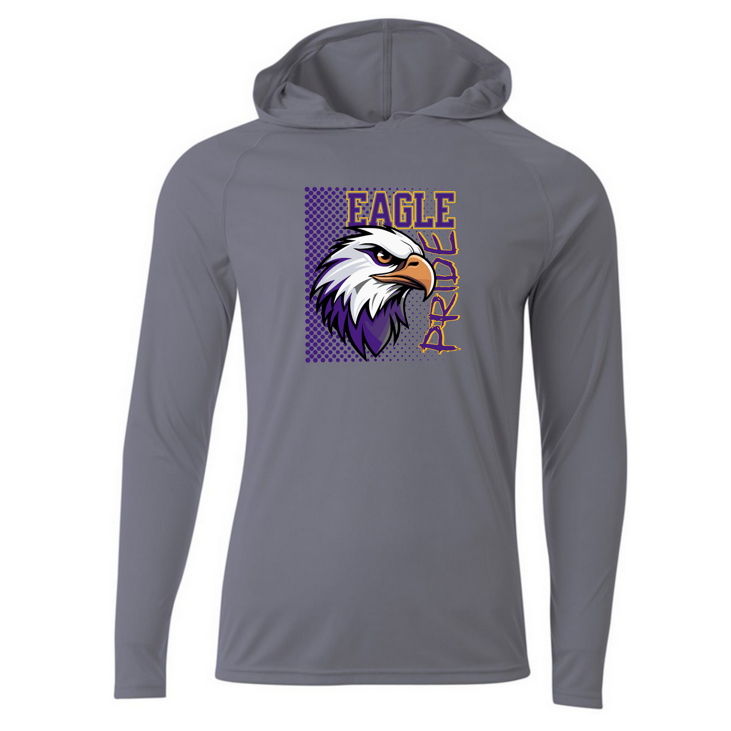 Civic Memorial Eagles Performance Hooded Long Sleeve Shirt