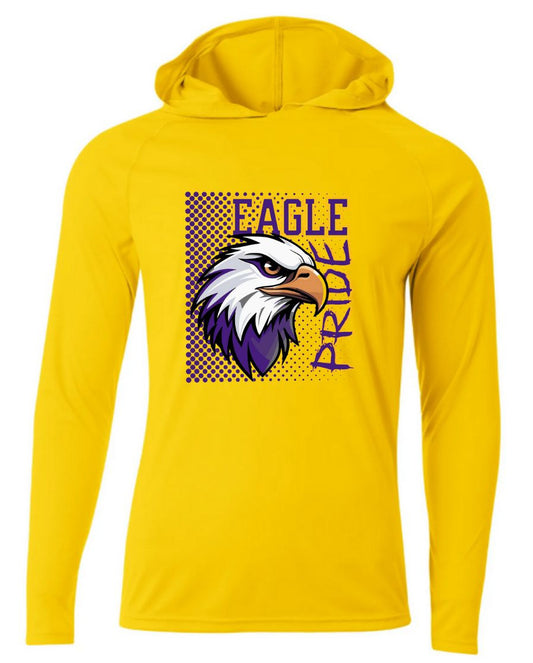 Civic Memorial Eagles Performance Hooded Long Sleeve Shirt