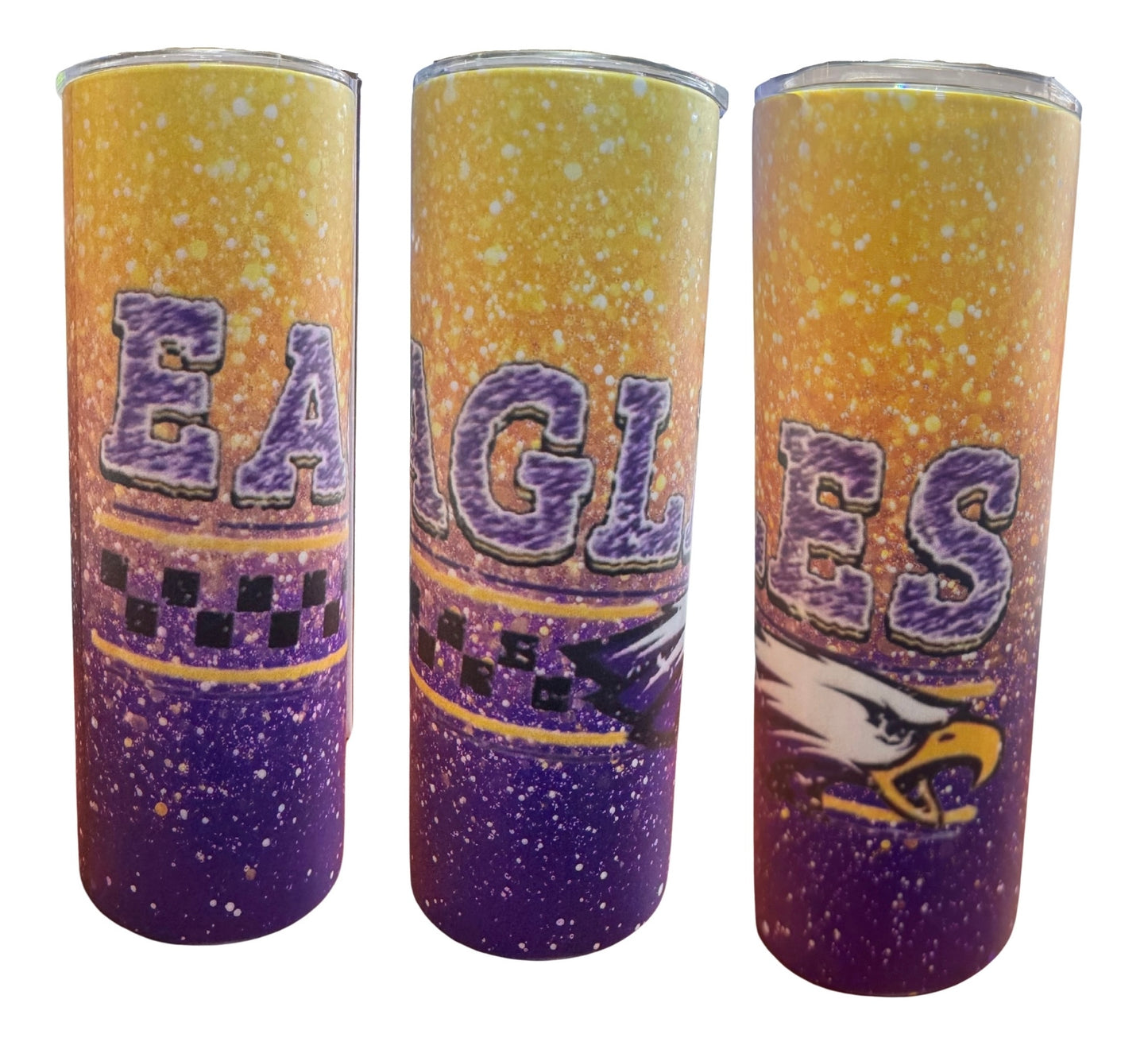 Civic Memorial Eagles Eagle Head 20oz Stainless Steel Tumbler Full Wrap