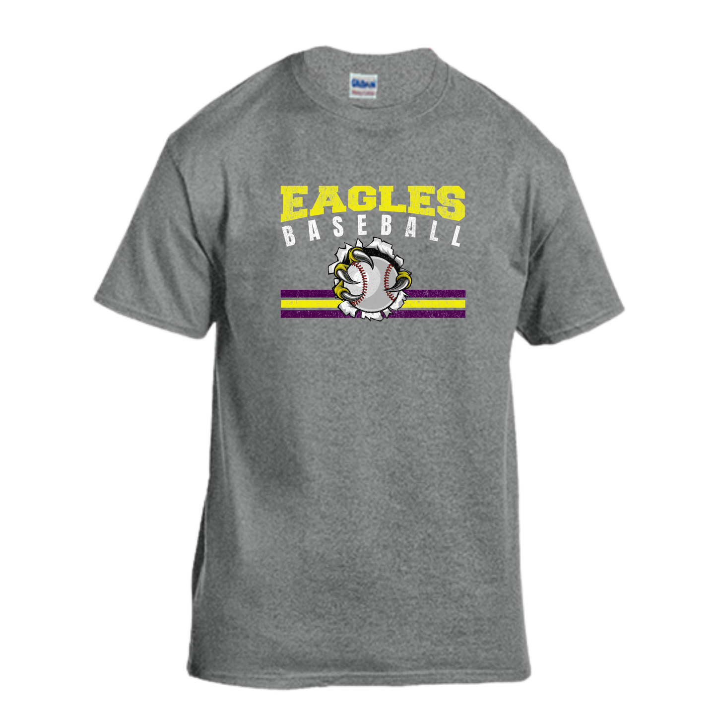CM Eagles Baseball Cotton Short Sleeve T Shirt