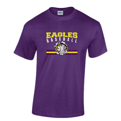 CM Eagles Baseball Cotton Short Sleeve T Shirt