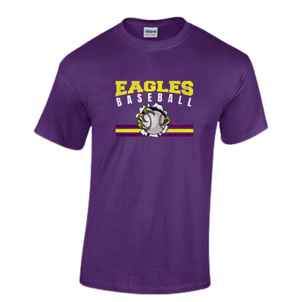 CM Eagles Baseball Cotton Short Sleeve T Shirt