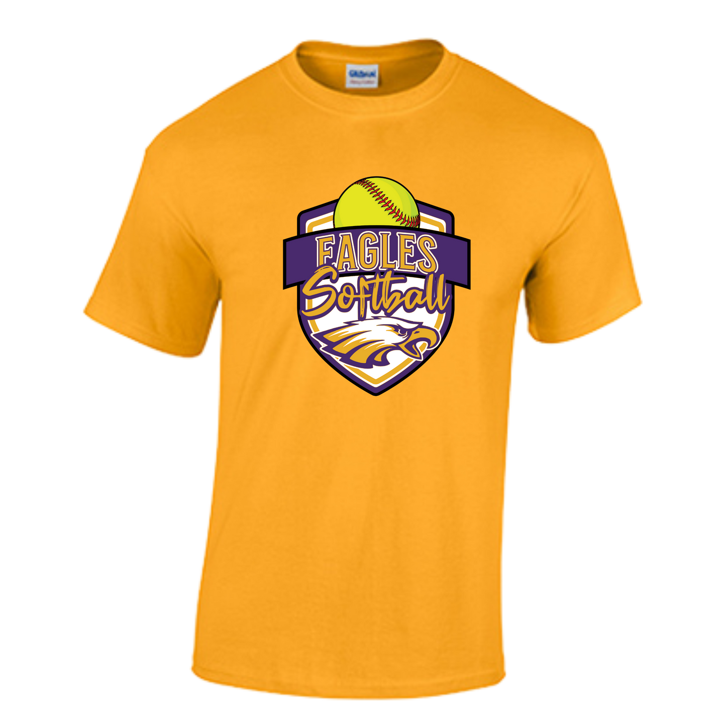 CM Eagles Softball Cotton Short Sleeve T Shirt
