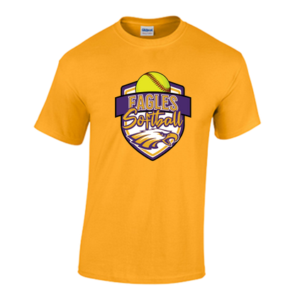 CM Eagles Softball Cotton Short Sleeve T Shirt