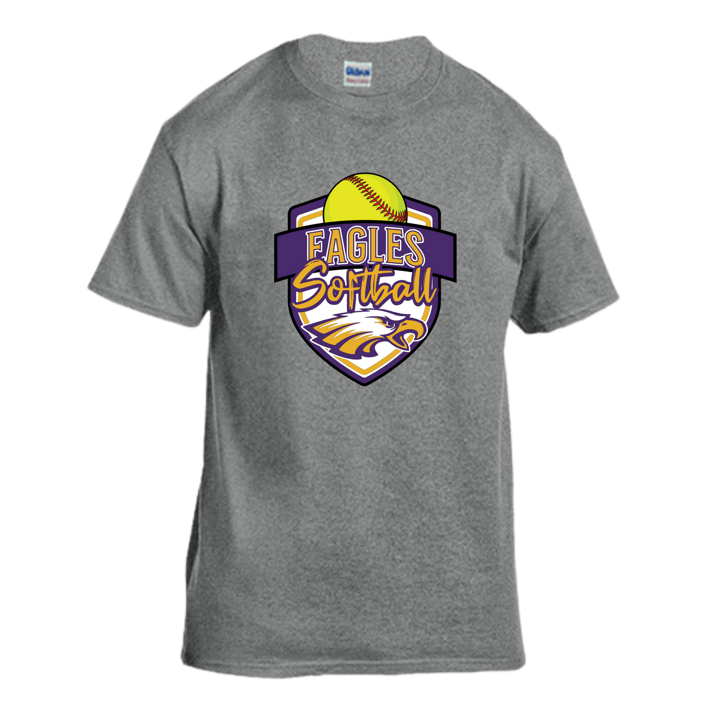 CM Eagles Softball Cotton Short Sleeve T Shirt
