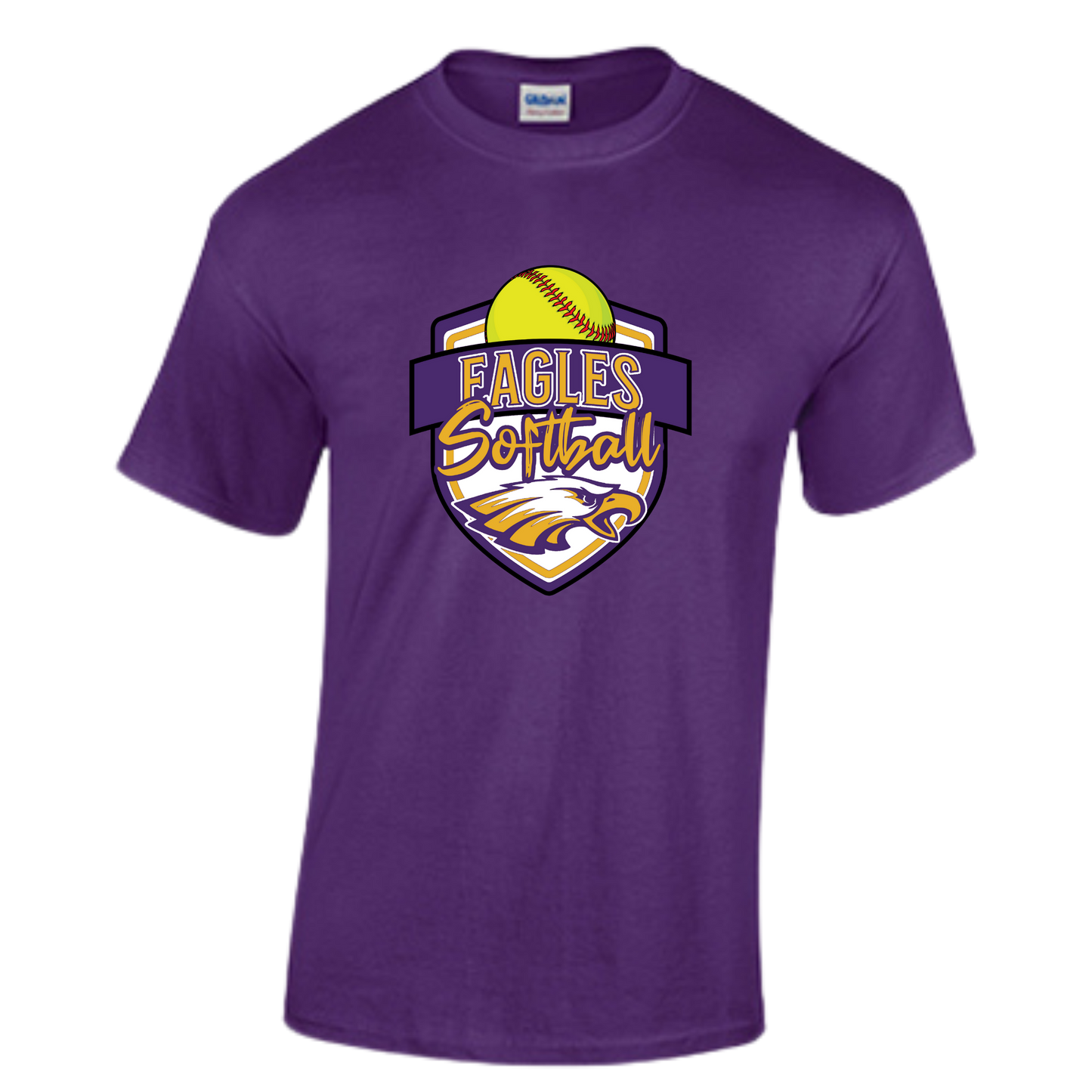 CM Eagles Softball Cotton Short Sleeve T Shirt