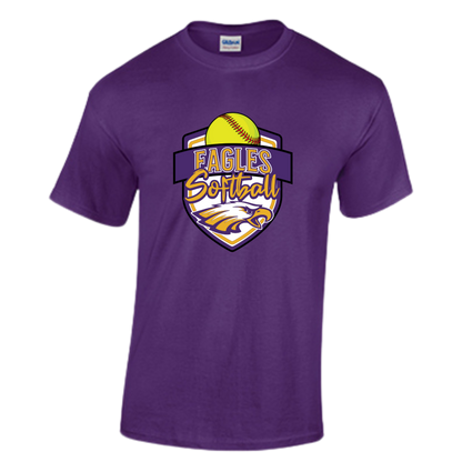 CM Eagles Softball Cotton Short Sleeve T Shirt