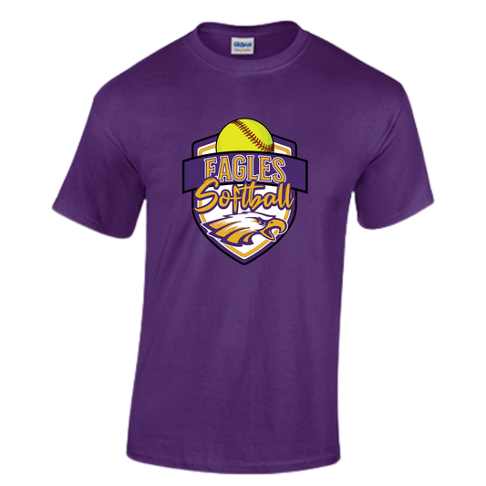 CM Eagles Softball Cotton Short Sleeve T Shirt