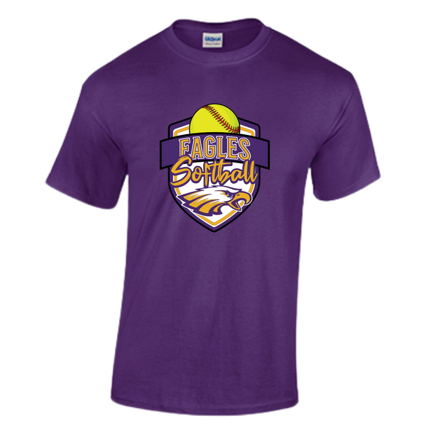 CM Eagles Softball Cotton Short Sleeve T Shirt