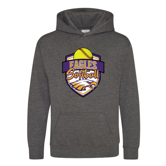 CM Eagles Softball Heavy Blend Pullover Hoodie