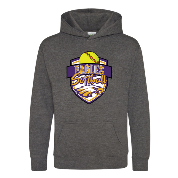 CM Eagles Softball Heavy Blend Pullover Hoodie