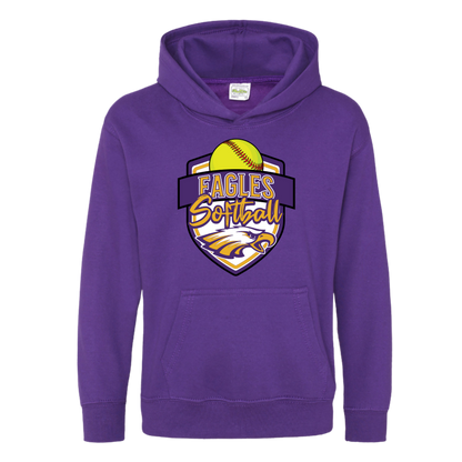 CM Eagles Softball Heavy Blend Pullover Hoodie