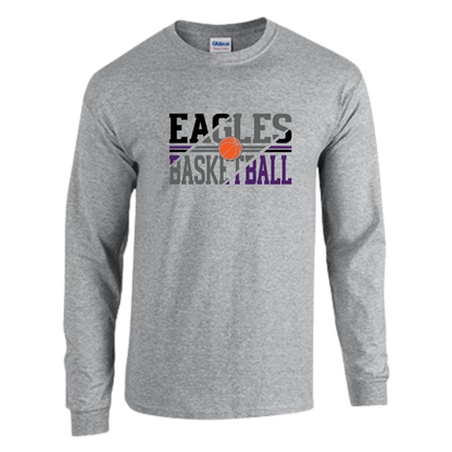 CM Eagles Basketball Heavy Cotton Long Sleeve T Shirt