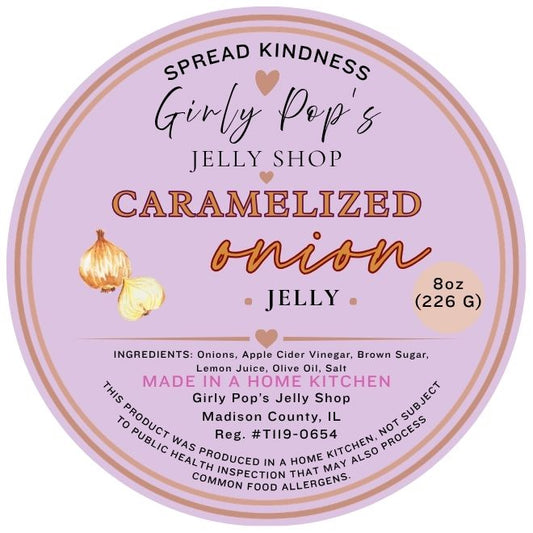 2 INCH ROUND STICKER CARAMELIZED ONION JELLY