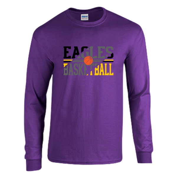 CM Eagles Basketball Heavy Cotton Long Sleeve T Shirt