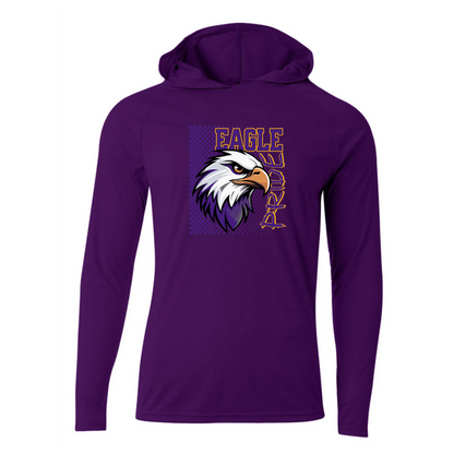 Civic Memorial Eagles Performance Hooded Long Sleeve Shirt