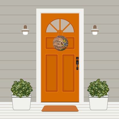 Door Hanger 14" Inch Round Birch